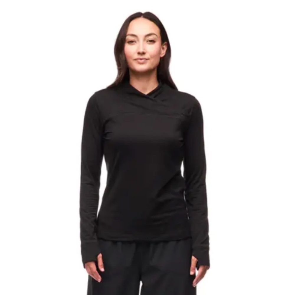 Indyeva Women’s Long Sleeve Black Strika III Top Size M - Picture 1 of 7